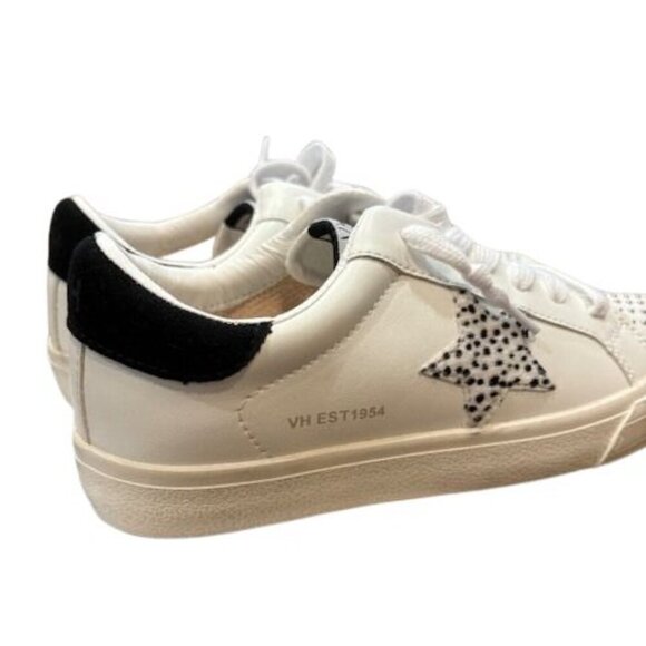 Vintage Havana White Studded Cheetah Mix Sneakers – Size 7 - Picture 9 of 11